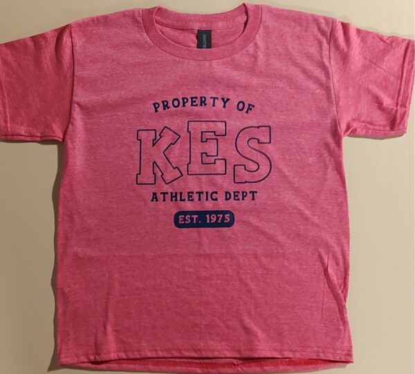 Knight Elementary School PE Shirt in red