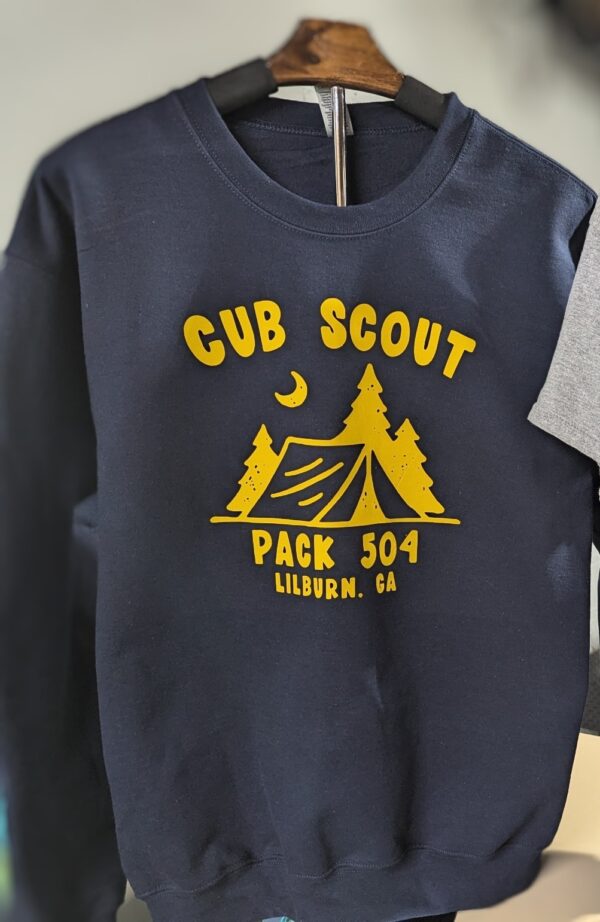 Cub Scout Pack 504 Crew Neck Sweatshirt